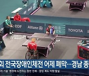 44회 전국장애인체전 어제 폐막…경남 종합 3위