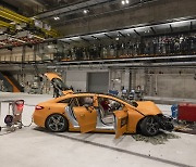 [From the Scene] Crash-tested, fire-proofed: Mercedes shows Korea how it keeps EVs safe