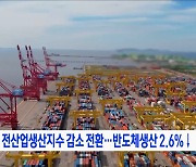 9월 전산업생산지수 감소 전환···반도체생산 2.6%↓