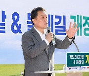 수원 정자동 청보리밭 둘레길 개방