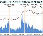 올해 상반기 가상자산 시총 55조…가격 상승에 27%↑