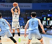 KBL 특급 가드 맞대결…허훈이 이정현 앞에서 먼저 웃었다