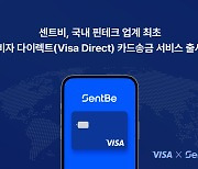 센트비, 국내 핀테크 업계 최초 ‘비자 다이렉트(Visa Direct) 카드송금 서비스’ 출시