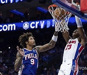 Pistons 76ers Basketball