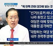 홍준표 “꼭 탄핵 전야 데자뷔 보는 듯”