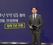 '성유리 남편' 안성현에 징역 7년 구형... '코인 상장 뒷돈' 혐의 [앵커리포트]