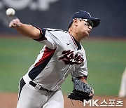 김서현 ‘온 힘을 다해!’ [MK포토]