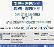 경기도, 4분기 청년기본소득 접수…25만원 지역화폐