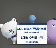 석달새 37% ↑···신한 'SOL 미국 AI 전력인프라 ETF' 수익률 전체 1위