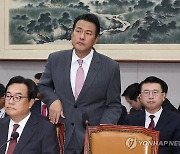 국정감사 출석한 김태효 국가안보실 1차장