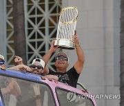 APTOPIX Dodgers Parade Baseball