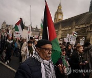 Britain Israel Palestinians Protest