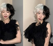 태연, 스크린 찢고 나왔나…크루엘라 삼킨 파격 투톤 헤어