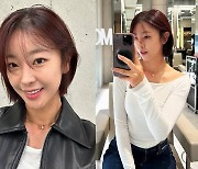 고원희, 단발 변신 후 ‘셀카 폭발’…세련미 넘치는 가죽 재킷룩