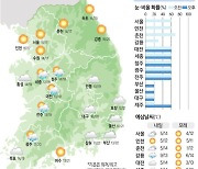 [4일의 날씨] 출근길 우산 챙기세요