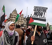 BRITAIN PROTEST ISRAEL GAZA CONFLICT