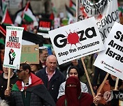 BRITAIN PROTEST ISRAEL GAZA CONFLICT