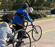 LG전자 임직원, 장애인 마라톤 페이스 메이커 봉사활동