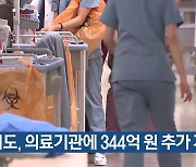 경기도, 의료기관에 344억 원 추가 지원