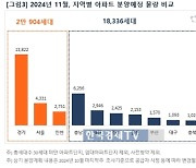 11월 전국서 3만9천가구 공급…양극화는 지속