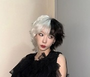 태연, 흑백 반반 헤어 ‘탱루엘라’ 변신‥디즈니 뚫고 나왔네