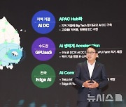 차세대 AI의 새로운 여정 주제 발표하는 유영상 대표