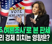 [영상] "49% 대 49%" 해리스 vs 트럼프 치열한 접전…막판 여론조사로 본 경합주 판세는?