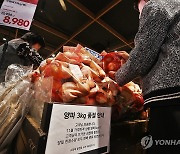 양파 3kg 품절 안내문