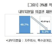 “감사위원 분리선출 인원 확대시 지주사 경영불안 가중”