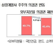 "감사위원 분리선출 인원 확대하면, 지주사 경영불안 가중"