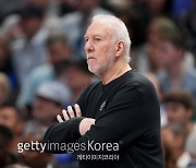 ‘NBA 1390승’ 포포비치 SAS 감독, 건강 문제로 무기한 결장