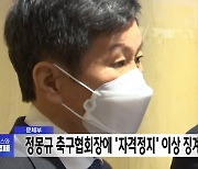 문체부, 정몽규 축구협회장에 '자격정지' 이상 징계 요구