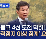 문체부, 정몽규 자격정지 이상 중징계 요구 [지금뉴스]