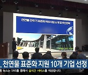 강원도, 천연물 표준화 지원 10개 기업 선정