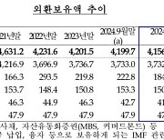 강달러 영향에 10월 외환보유액 42.8억달러↓