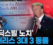 2020년 대선엔 '0표'였던 트럼프...이번엔 동률!! 유권자 6명 뉴햄프셔주 딕스빌노치서 해리스 vs 트럼프 '3대 3' [이슈영상]