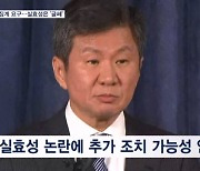 정몽규 중징계 요구…실효성은 '글쎄'