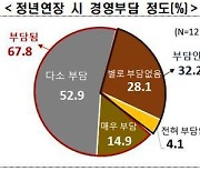 국내 기업 10곳 중 7곳 "정년 연장에 경영 부담"