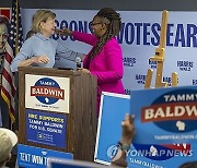 Tammy Baldwin with Kelley Robinson