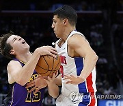 Lakers Pistons Basketball