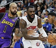 Lakers Pistons Basketball