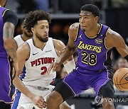 Lakers Pistons Basketball