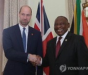 SOUTH AFRICA PRINCE WILLIAM VISIT