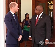 SOUTH AFRICA PRINCE WILLIAM VISIT