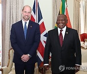 SOUTH AFRICA PRINCE WILLIAM VISIT