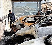 MIDEAST-WEST BANK-AL-BIREH-BURNED VEHICLES