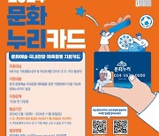 고양시, "문화누리카드 13만원, 기한 내 사용하세요"