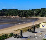 표적 향하는 천궁-Ⅱ 지대공유도탄