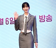 [MD포토] 한지현 "가라데 3단? 한적 없어요"