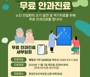 "안질환 조기발견" 강원 평창군, 60세 이상 무료 안과 검진